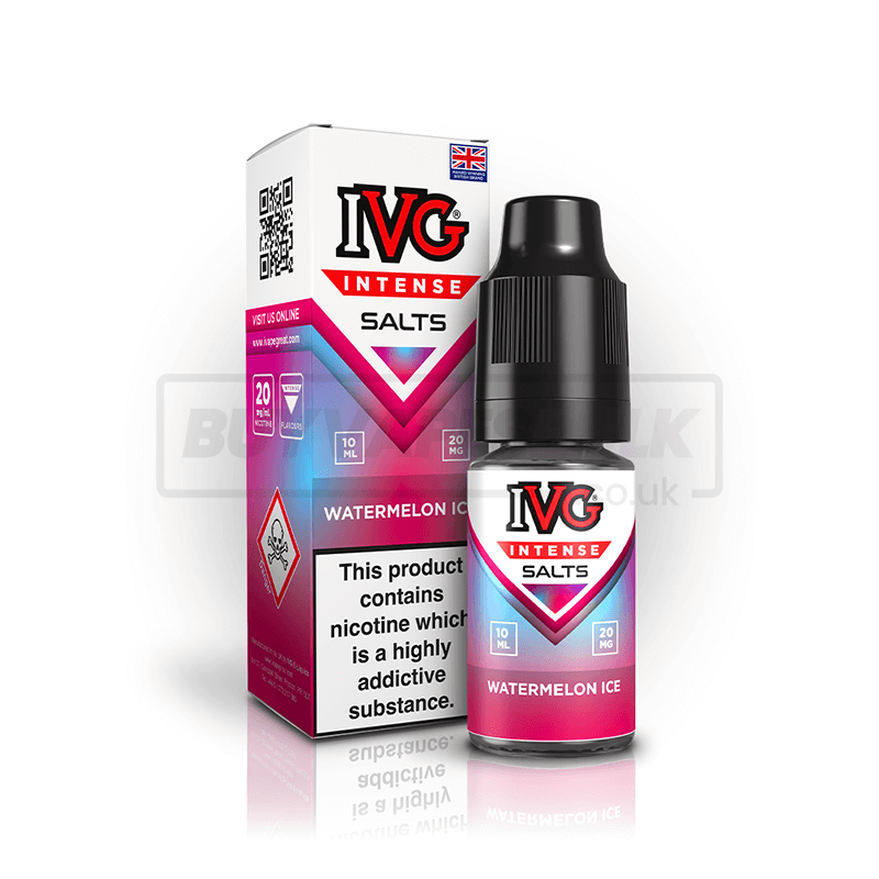 Watermelon Ice IVG Intense Nic Salt E-Liquid Pack of 10
