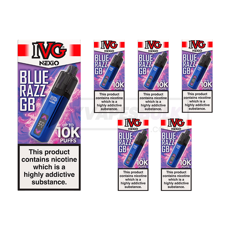 IVG NEXiO 10K Prefilled Vape Kit 5 Pack