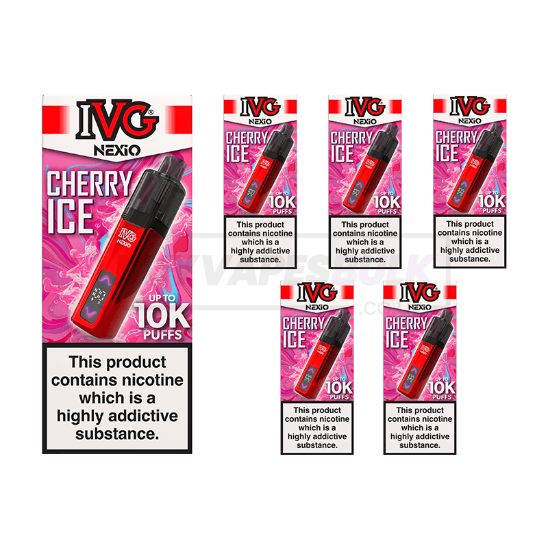 IVG NEXiO 10K Prefilled Vape Kit 5 Pack