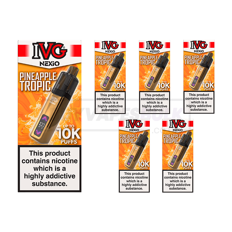 IVG NEXiO 10K Prefilled Vape Kit 5 Pack