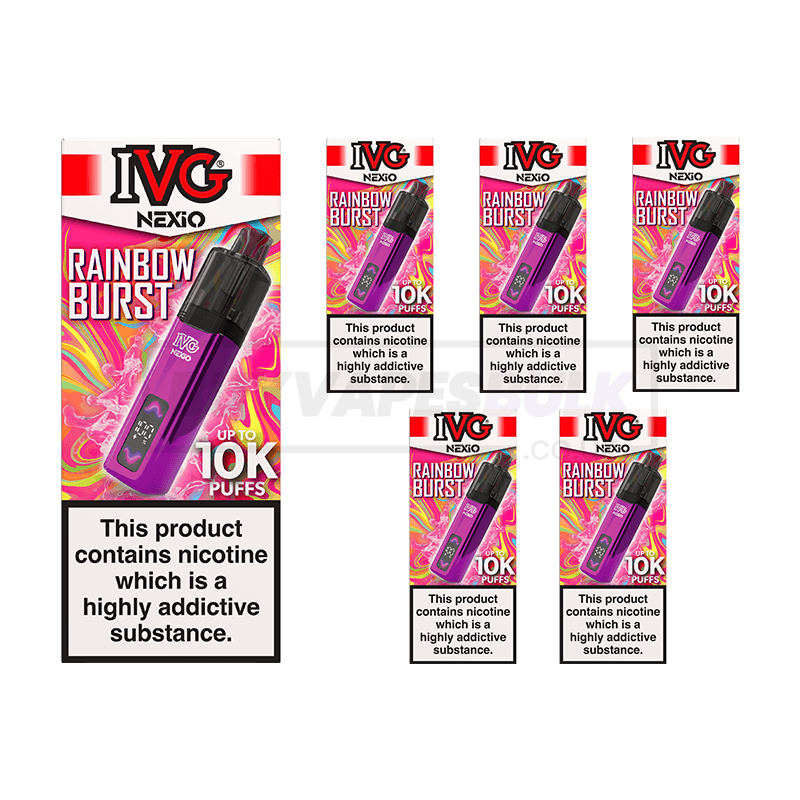 IVG NEXiO 10K Prefilled Vape Kit 5 Pack
