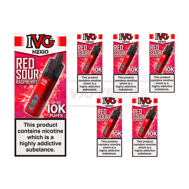 IVG NEXiO 10K Prefilled Vape Kit 5 Pack