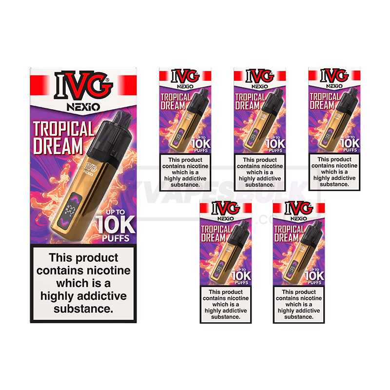 IVG NEXiO 10K Prefilled Vape Kit 5 Pack