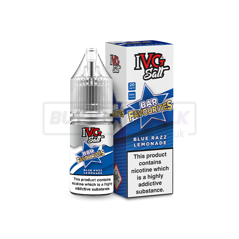 Blue Razz Lemonade IVG Nic Salt E-Liquid Pack of 10 x (10ml)