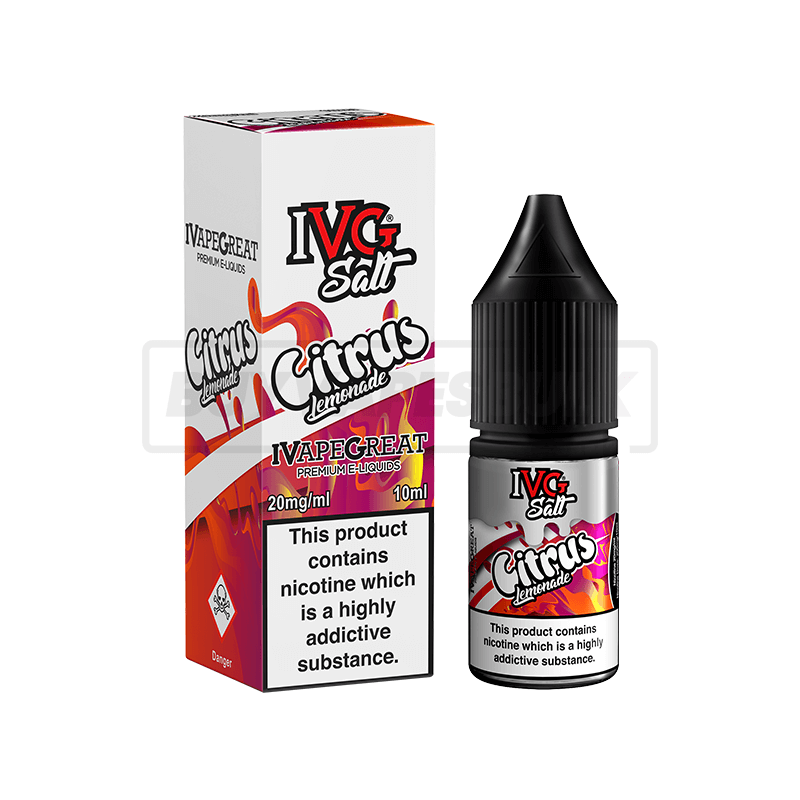 Citrus Lemonade IVG Nic Salt E-Liquid Pack of 10 x (10ml)