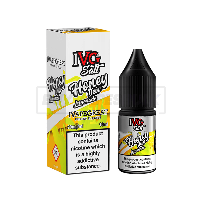 Honeydew Lemonade IVG Nic Salt E-Liquid Pack of 10 x (10ml)