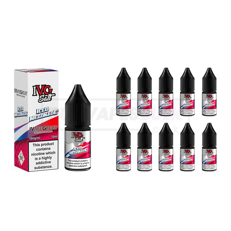Iced Melonade IVG Nic Salt E-Liquid Pack of 10 x (10ml)