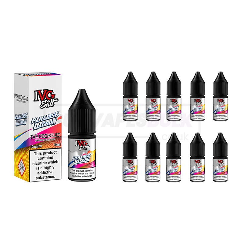Paradise Lagoon IVG Nic Salt E-Liquid Pack of 10 x (10ml)