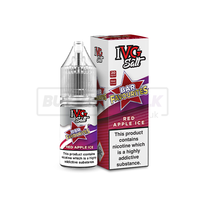 Red Apple Ice IVG Nic Salt E-Liquid Pack of 10 x (10ml)
