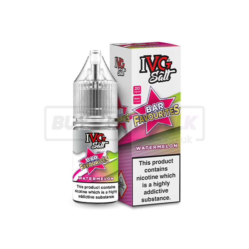 Watermelon IVG Nic Salt E-Liquid Pack of 10 x (10ml)