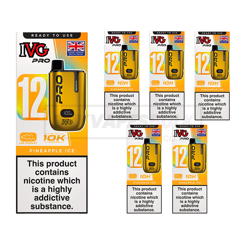 Pineapple Ice IVG Pro 12 Starter Kit 5 Pack