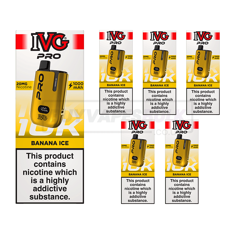 IVG Pro 12 10K Prefilled Vape Kit 5 Pack