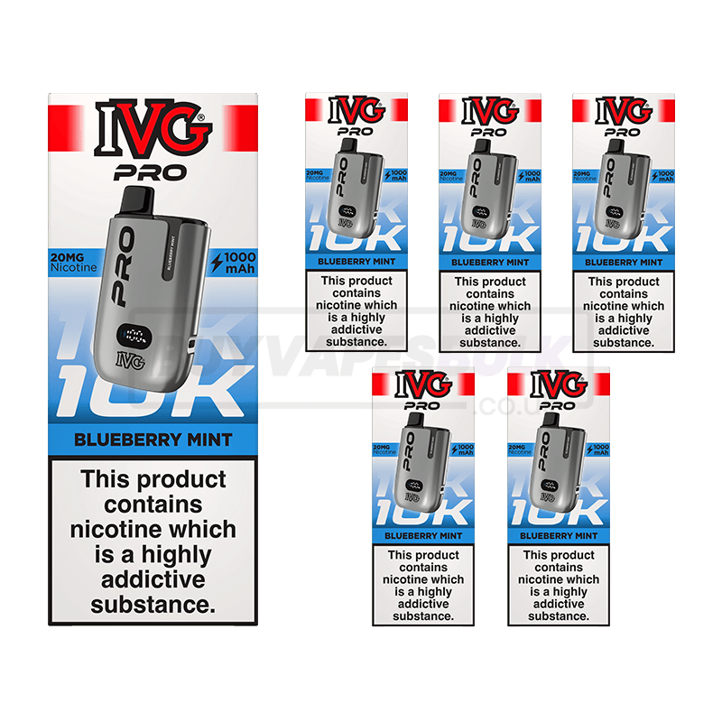IVG Pro 12 10K Prefilled Vape Kit 5 Pack