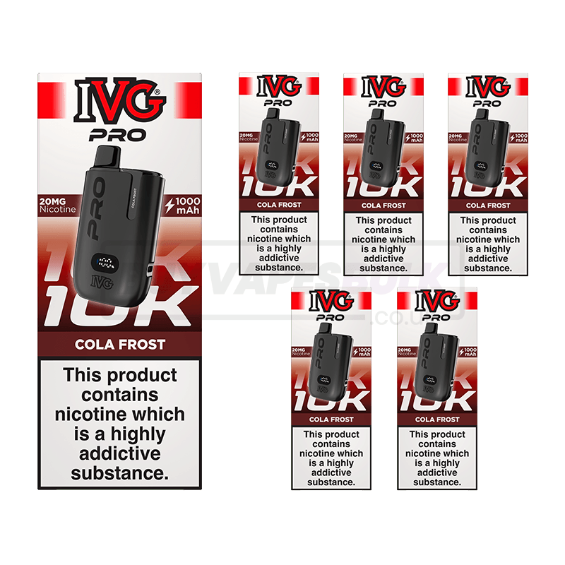 IVG Pro 12 10K Prefilled Vape Kit 5 Pack