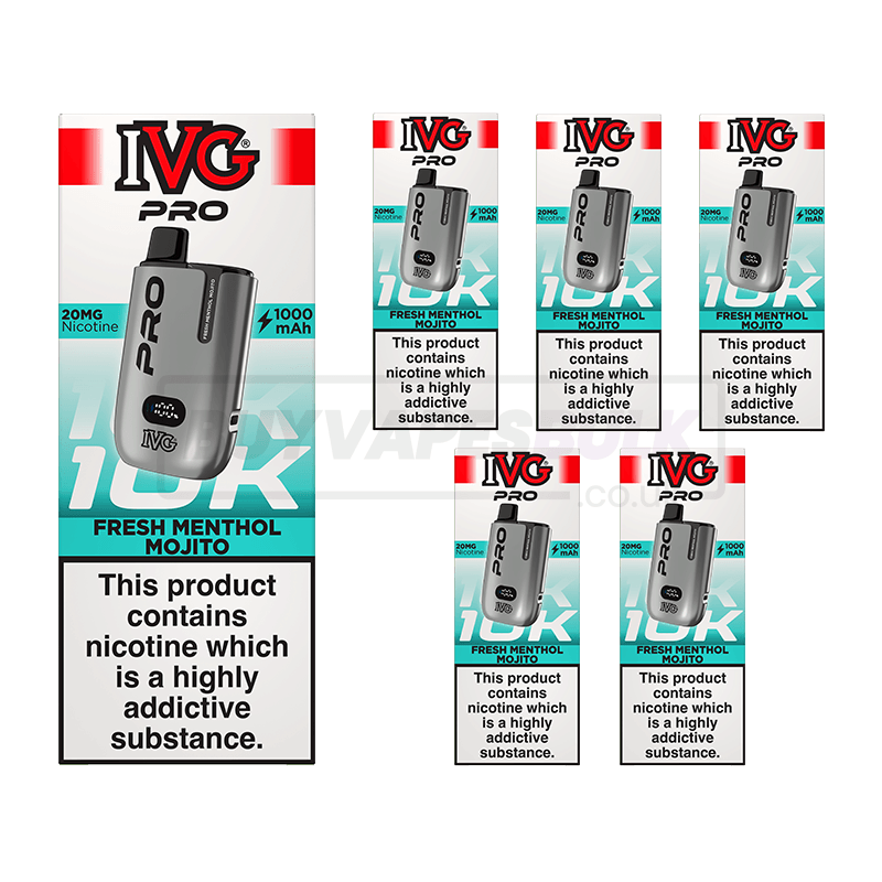 IVG Pro 12 10K Prefilled Vape Kit 5 Pack