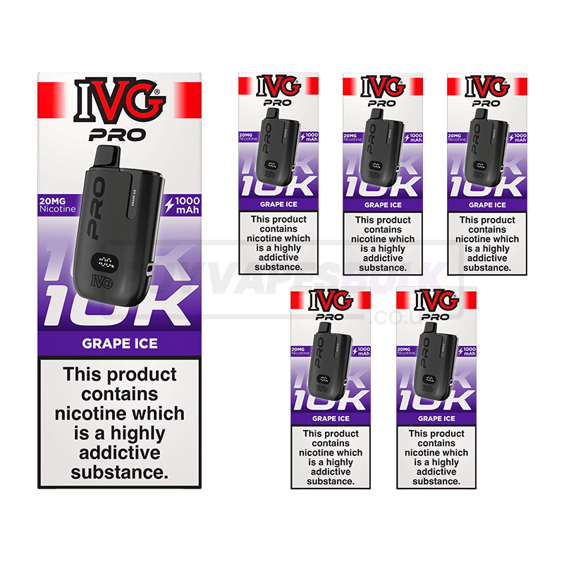 IVG Pro 12 10K Prefilled Vape Kit 5 Pack