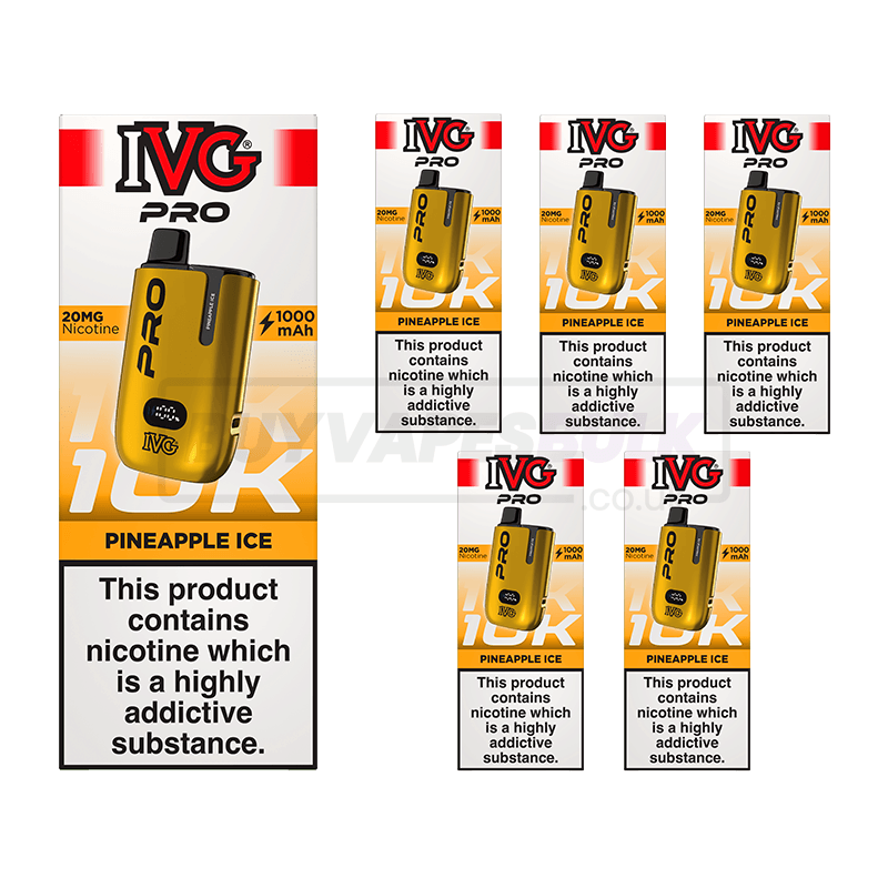 IVG Pro 12 10K Prefilled Vape Kit 5 Pack