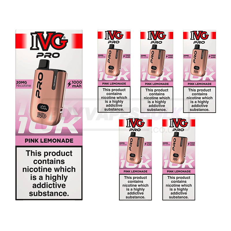 IVG Pro 12 10K Prefilled Vape Kit 5 Pack
