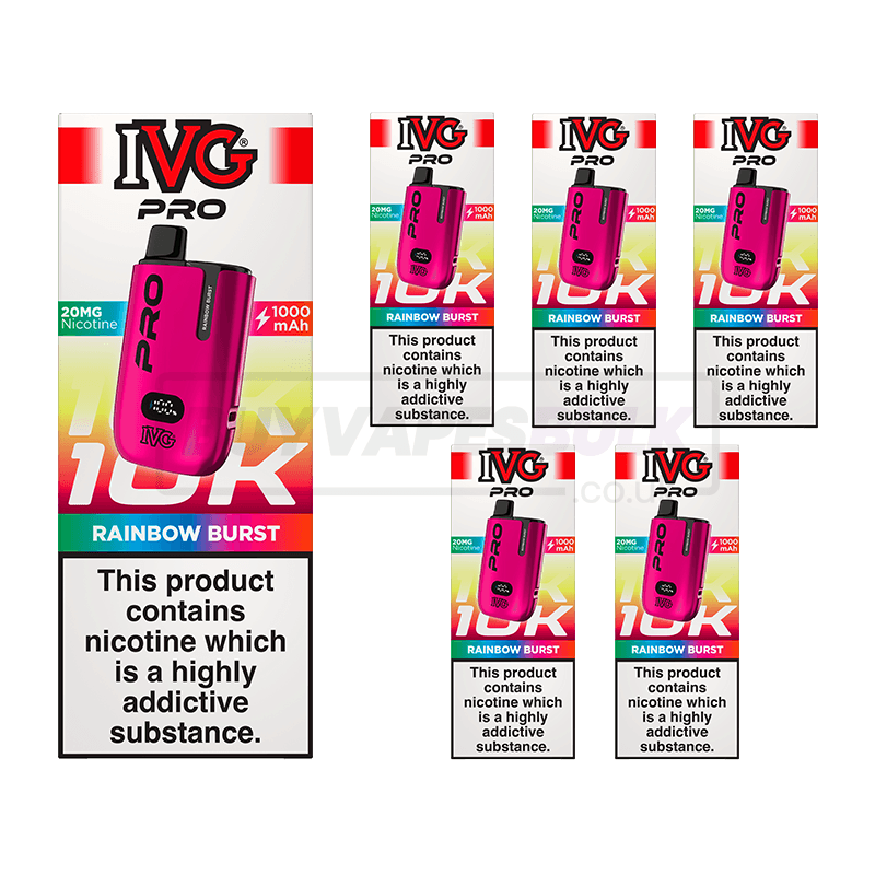 IVG Pro 12 10K Prefilled Vape Kit 5 Pack