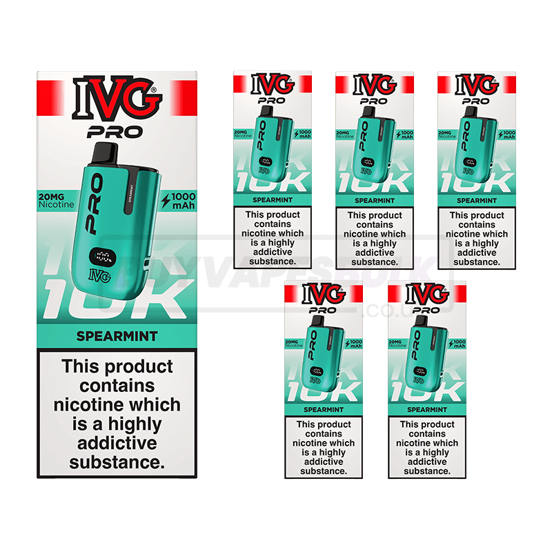 IVG Pro 12 10K Prefilled Vape Kit 5 Pack