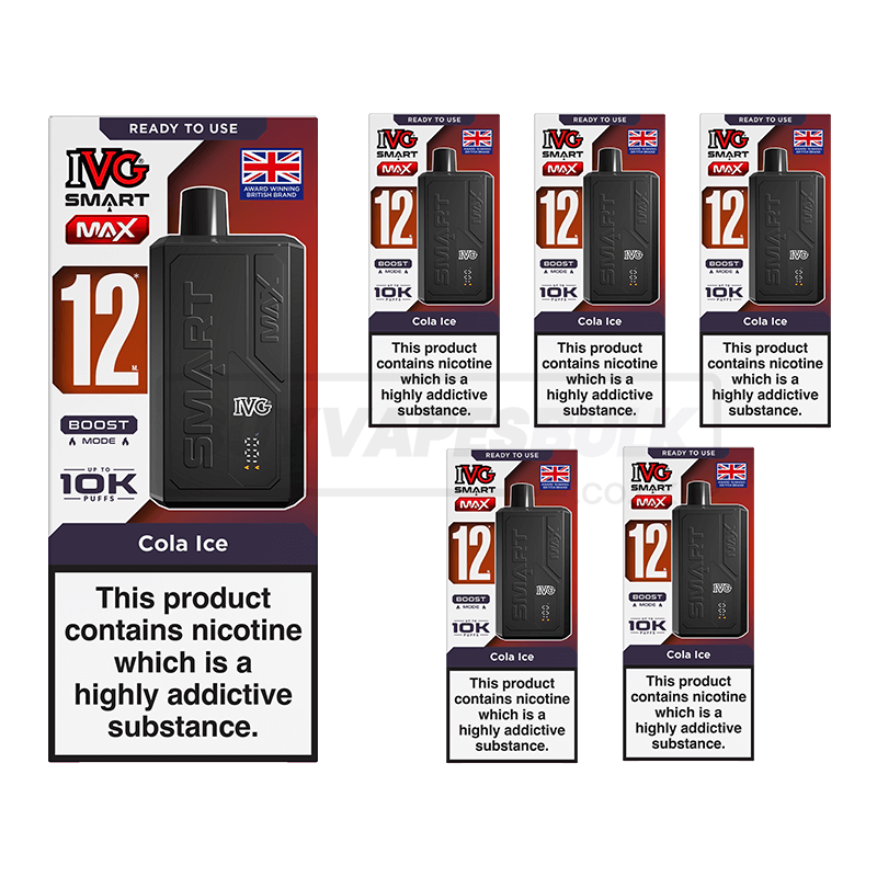 Cola Ice IVG Smart Max 10K Vape Kit 5 Pack