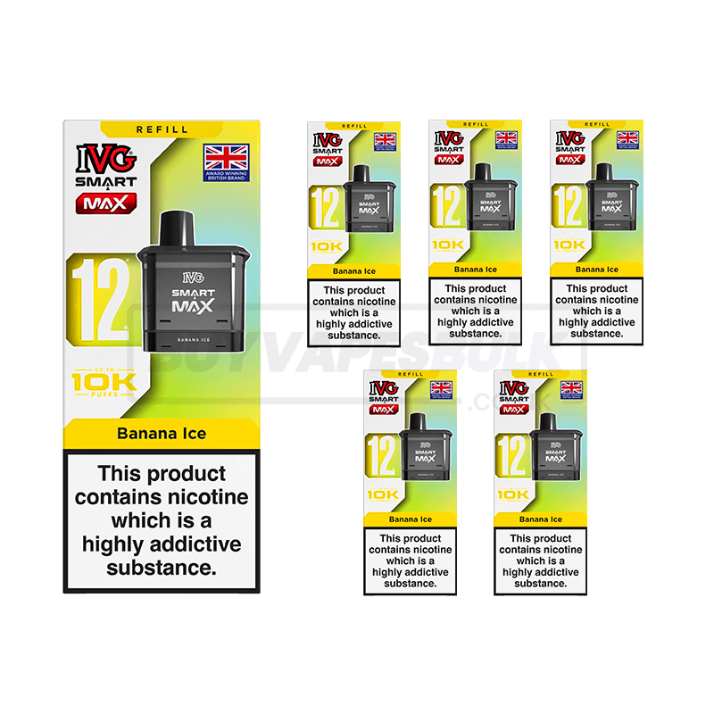 IVG Smart Max 10K Refill Pods 5 Pack Banana Ice