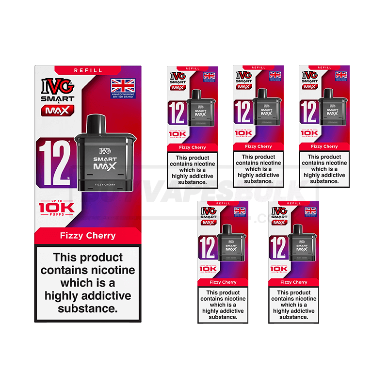 Fizzy Cherry IVG Smart Max 10K Refill Pods 5 Pack