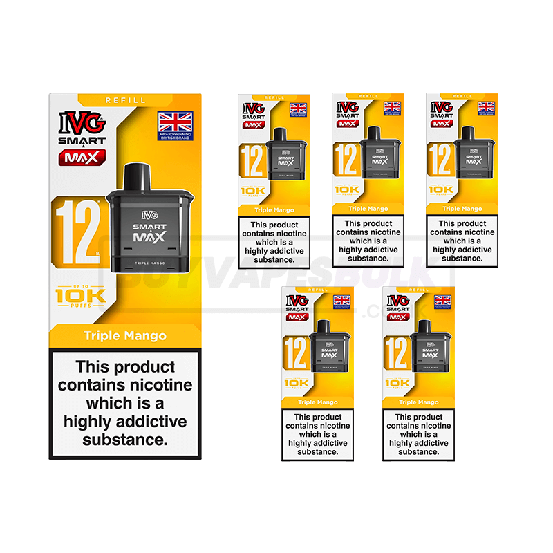 IVG Smart Max 10K Refill Pods 5 Pack Triple Mango