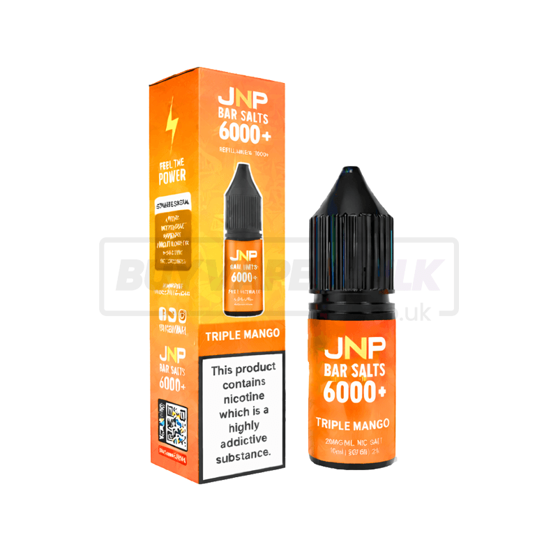 JNP Crystal Bar Nic Salt E-Liquid 10 Pack Triple Mango