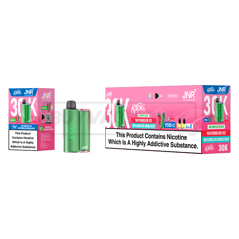 Watermelon Edition JNR Aurora 30K Prefilled Vape Kit 5 Pack