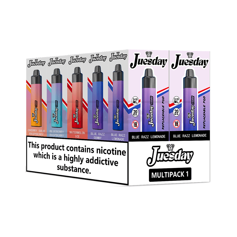 Mix Pack 1 Juesday 15K Prefilled Vape Kit 10 Pack