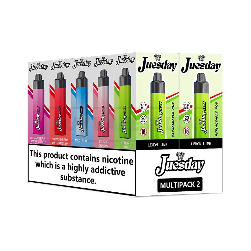 Mix Pack 2 Juesday 15K Prefilled Vape Kit 10 Pack