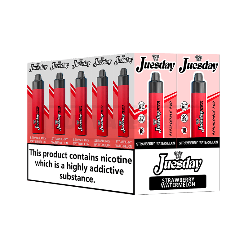 Strawberry Watermelon Juesday 15K Prefilled Vape Kit 10 Pack