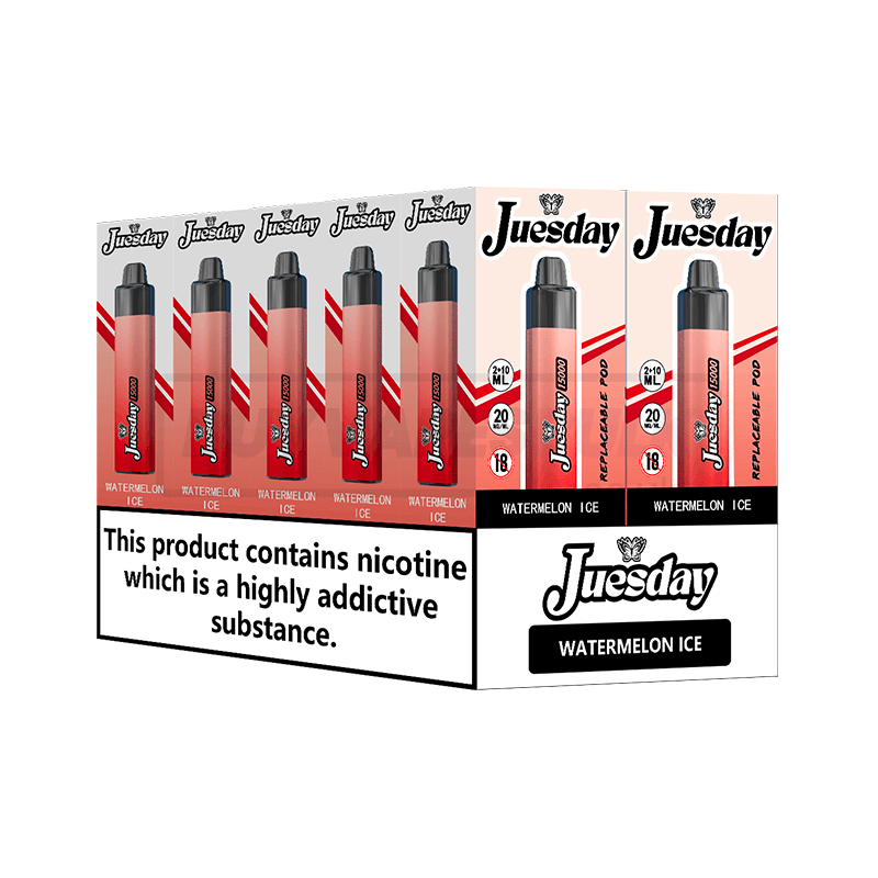 Watermelon Ice Juesday 15K Prefilled Vape Kit 10 Pack