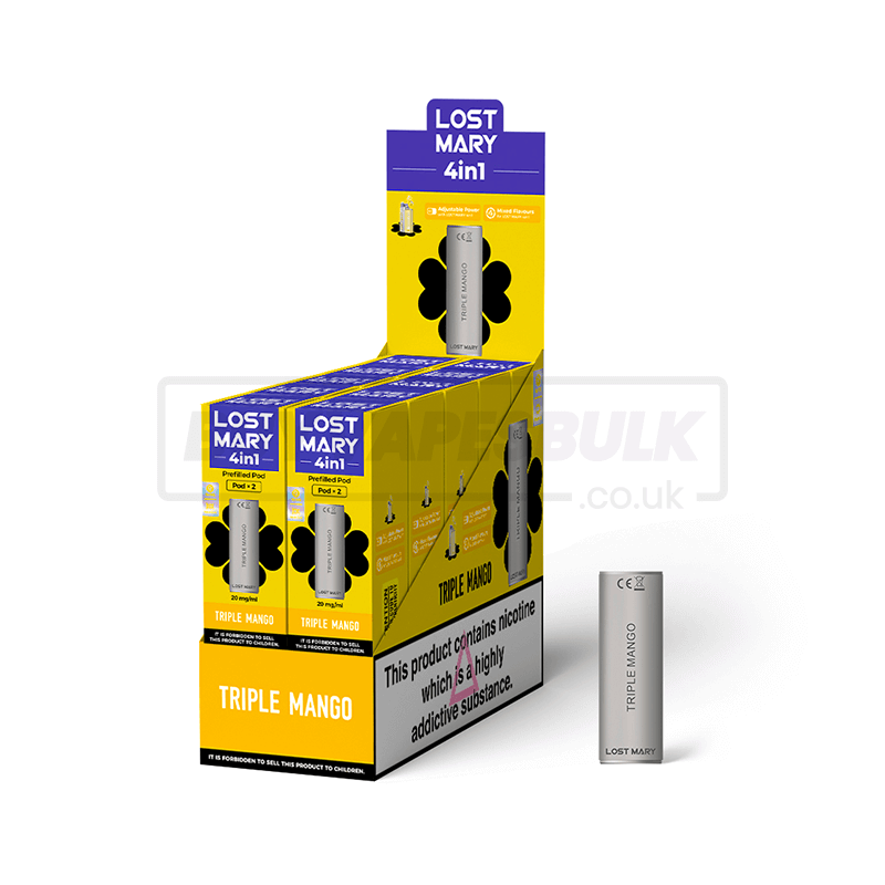 Triple Mango Lost Mary 4in1 Prefilled Pods 10 Pack