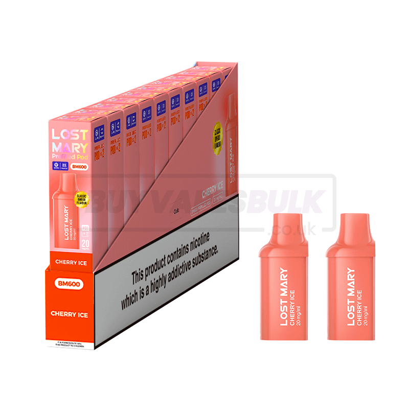 Cherry Ice Lost Mary BM600 Prefilled Pods 10 Pack