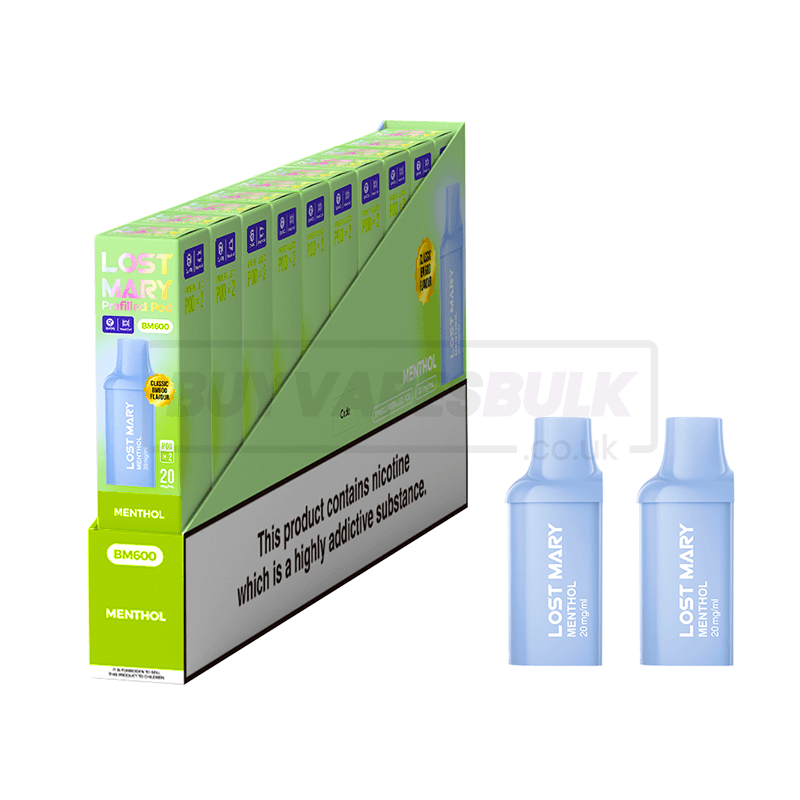 Menthol Ice Lost Mary BM600 Prefilled Pods 10 Pack
