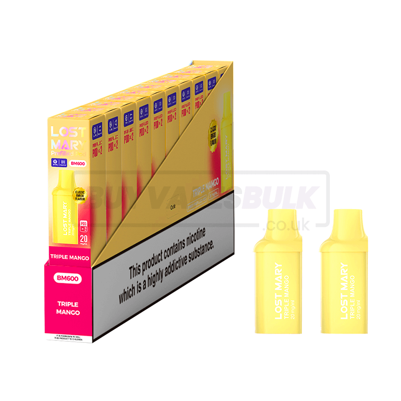 Triple Mango Lost Mary BM600 Prefilled Pods 10 Pack