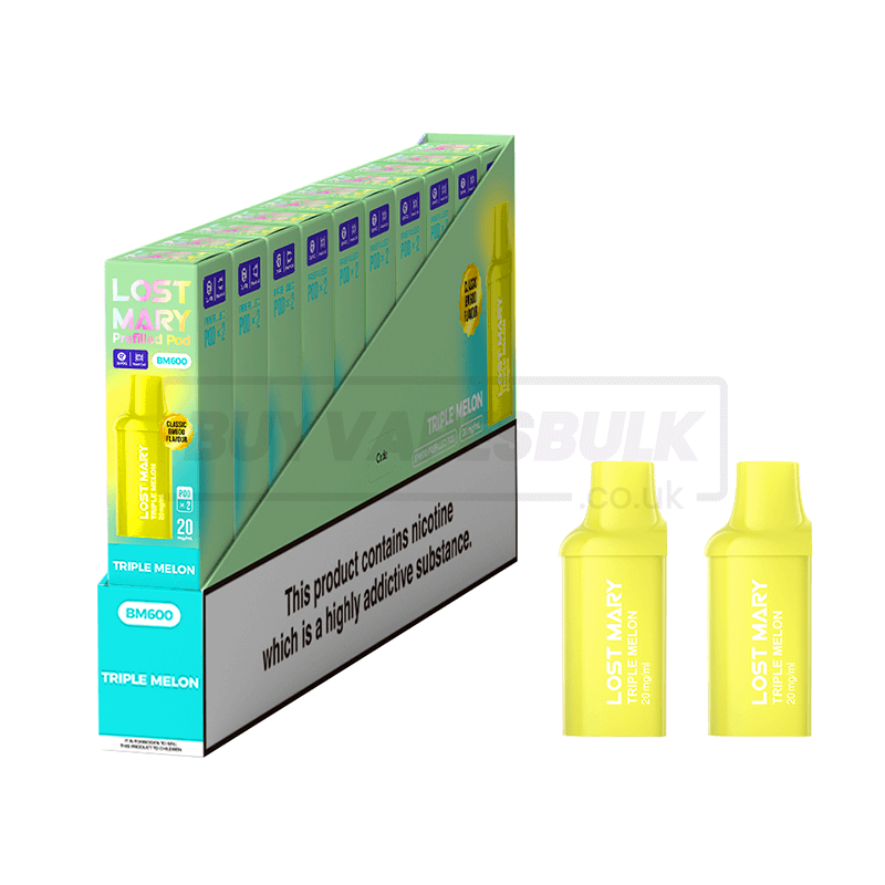 Triple Melon Lost Mary BM600 Prefilled Pods 10 Pack