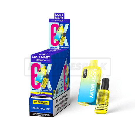 Pineapple Ice Lost Mary BM6000 Prefilled Vape Kit 5 Pack