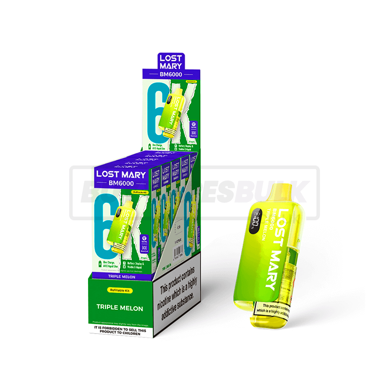 Lost Mary BM6000 Prefilled Vape Kit 5 Pack Triple Melon