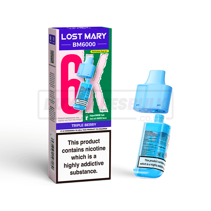 Triple Berry Lost Mary BM6000 Prefilled Pods 5 Pack