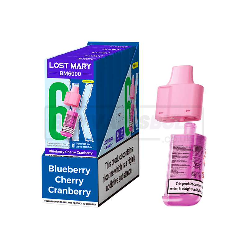 Lost Mary BM6000 Prefilled Refill Pods 5 Pack
