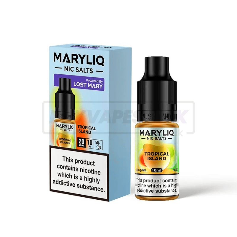 Tropical Island Maryliq by Lost Mary Nic Salt E-Liquid Pack of 10 x (10ml)