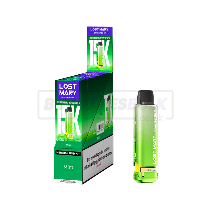 Mint Lost Mary Nera 15K Prefilled Pods 5 Pack