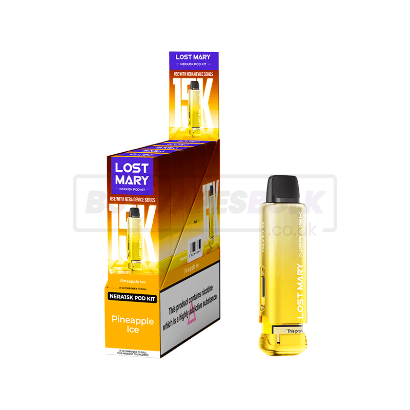 Pineapple Ice Lost Mary Nera 15K Prefilled Pods 5 Pack