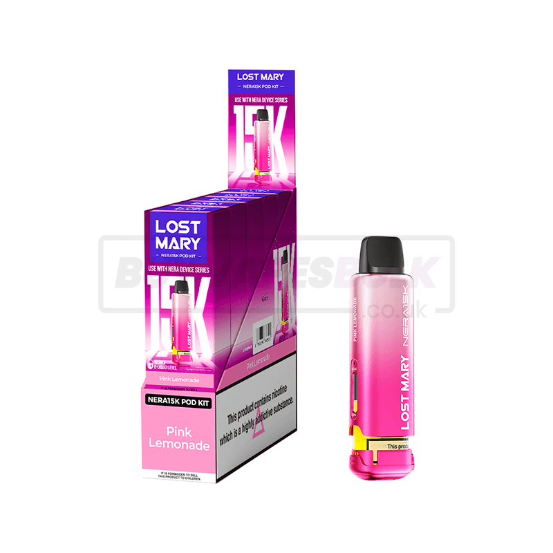 Pink Lemonade Lost Mary Nera 15K Prefilled Pods 5 Pack