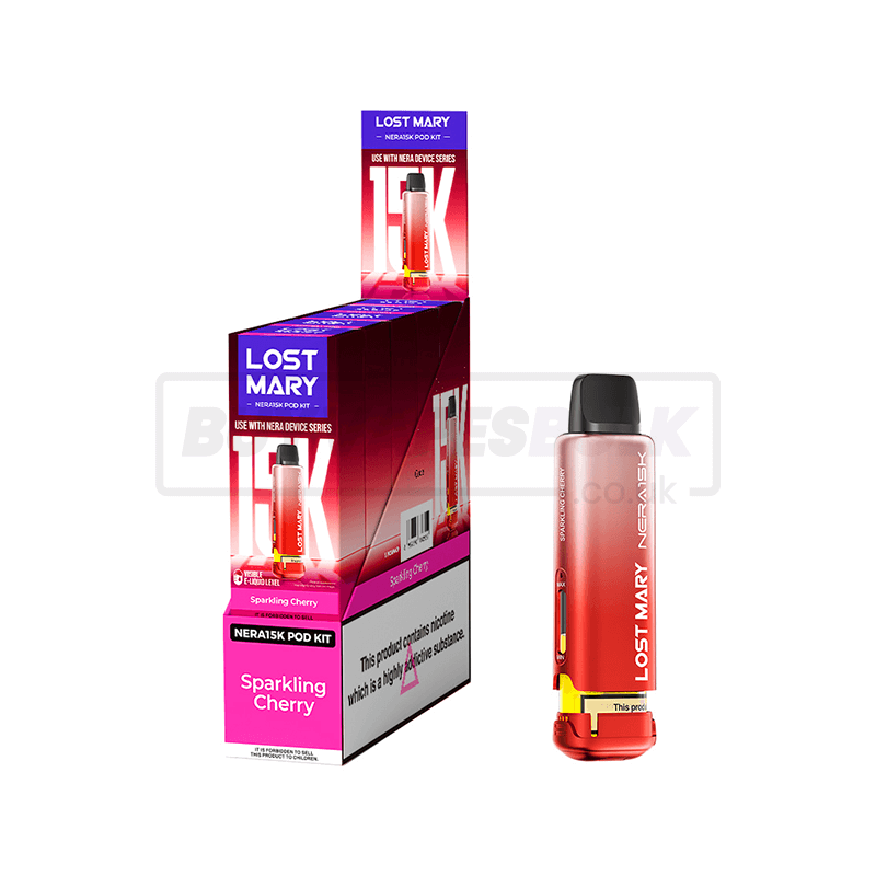 Sparkling Cherry Lost Mary Nera 15K Prefilled Pods 5 Pack