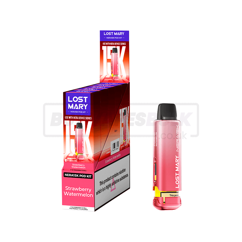 Strawberry Watermelon Lost Mary Nera 15K Prefilled Pods 5 Pack