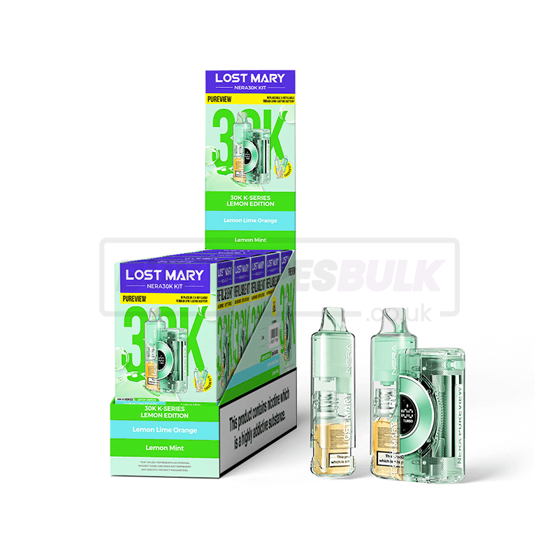 Lost Mary Nera 30K Pureview Prefilled Vape Kit 5 Pack Lemon Edition